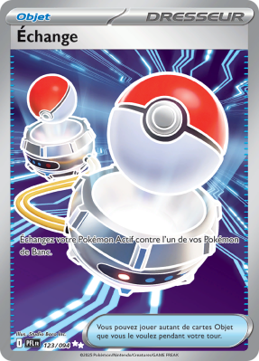 Carte Pokémon Échange 123/094 Ultra rare Flammes Fantasmagoriques