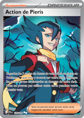 Carte Pokémon Action de Pieris 120/094 Ultra rare Flammes Fantasmagoriques