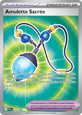 Carte Pokémon Amulette Sacrée 122/094 Ultra rare Flammes Fantasmagoriques
