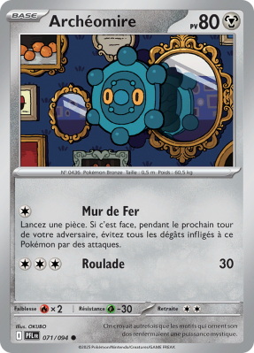 Carte Pokémon Archéomire 071/094 Commune Flammes Fantasmagoriques