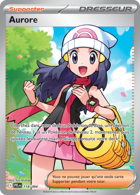 Carte Pokémon Aurore 118/094 Ultra rare Flammes Fantasmagoriques