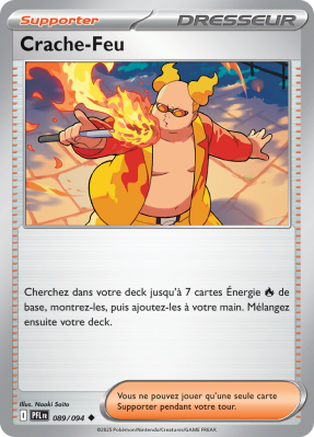 Carte Pokémon Crache-Feu 089/094 Peu commune Flammes Fantasmagoriques