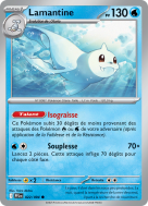 Carte Pokémon Lamantine 022/094 Commune Flammes Fantasmagoriques