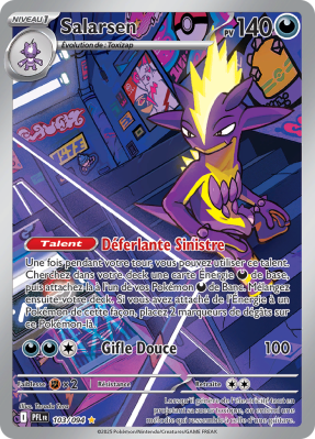 Carte Pokémon Salarsen 103/094 AR Flammes Fantasmagoriques