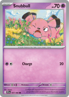 Carte Pokémon Snubbull 037/094 Commune Flammes Fantasmagoriques