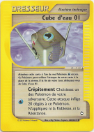 Carte Pokémon Cube d'eau 01 140/147 Peu commune Aquapolis