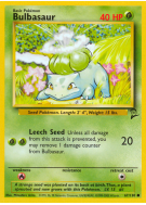 Carte Pokémon Bulbasaur 67/130 Commune Base Set 2