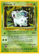 Carte Pokémon Nidoran ♀ 82/130 Commune Base Set 2