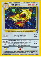 Carte Pokémon Pidgeot 14/130 Holographique Base Set 2
