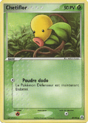 Carte Pokémon Chetiflor 49/92 Commune Créateurs de légendes