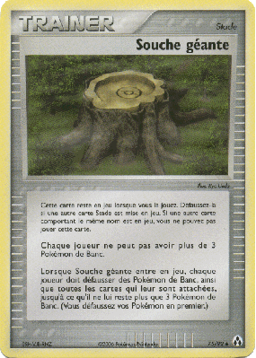 Carte Pokémon Souche géante 75/92 Peu commune Créateurs de légendes