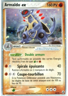 Carte Pokémon Armaldo ex 84/92 Ultra Rare Créateurs de légendes