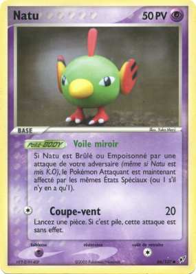 Carte Pokémon Natu 66/107 Commune Deoxys