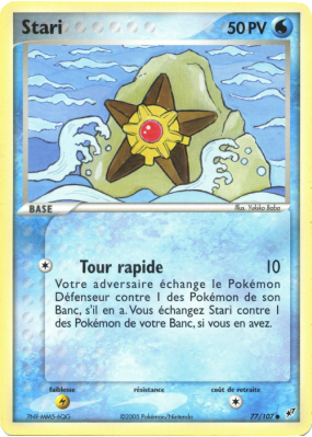 Carte Pokémon Stari 77/107 Commune Deoxys