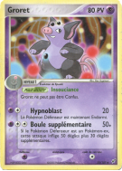 Carte Pokémon Groret 32/107 Peu commune Deoxys