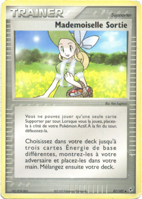 Carte Pokémon Mademoiselle Sortie 87/107 Peu commune Deoxys