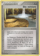 Carte Pokémon Site météore 89/107 Peu commune Deoxys