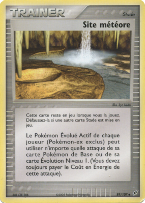 Carte Pokémon Site météore 89/107 Peu commune Deoxys