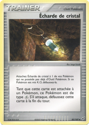 Carte Pokémon Écharde de cristal 85/107 Peu commune Deoxys