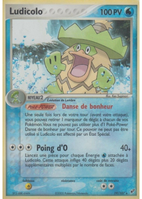 Carte Pokémon Ludicolo 19/107 Rare Deoxys