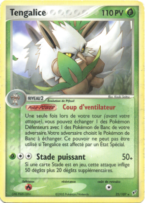 Carte Pokémon Tengalice 25/107 Rare Deoxys