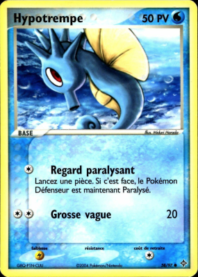 Carte Pokémon Hypotrempe 58/97 Commune Dragon