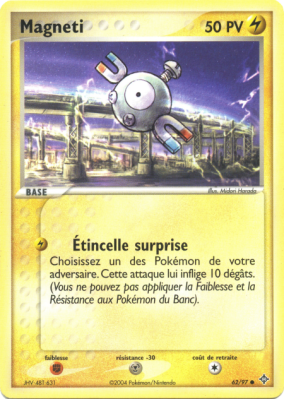 Carte Pokémon Magneti 62/97 Commune Dragon