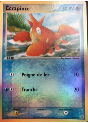 Carte Pokémon Écrapince 53/97 Commune Dragon