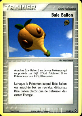 Carte Pokémon Baie Ballon 82/97 Peu commune Dragon