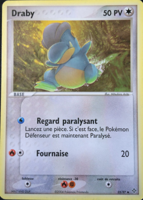 Carte Pokémon Draby 23/97 Peu commune Dragon