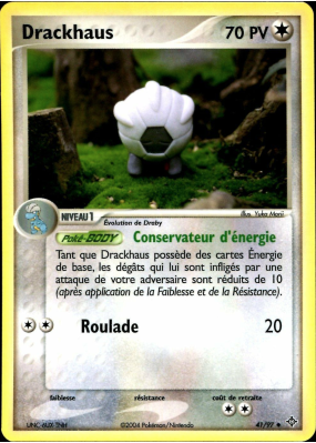 Carte Pokémon Drackhaus 41/97 Peu commune Dragon