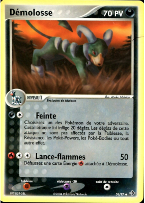 Carte Pokémon Démolosse 34/97 Peu commune Dragon