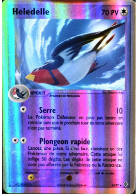 Carte Pokémon Heledelle 45/97 Peu commune Dragon
