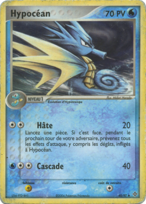 Carte Pokémon Hypocéan 40/97 Peu commune Dragon