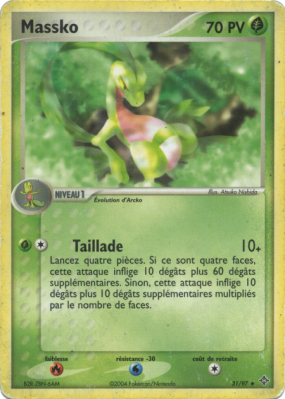 Carte Pokémon Massko 31/97 Peu commune Dragon