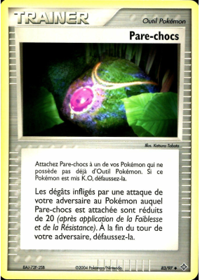 Carte Pokémon Pare-chocs 83/97 Peu commune Dragon