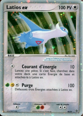 Carte Pokémon Latios ex 94/97 Ultra Rare Dragon
