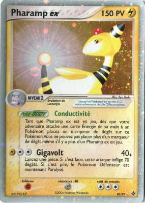 Carte Pokémon Pharamp ex 89/97 Ultra Rare Dragon