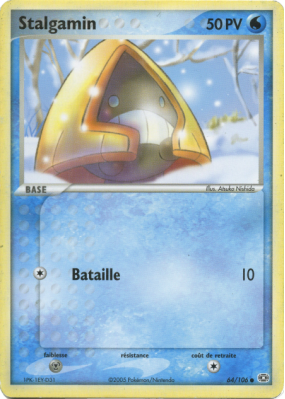 Carte Pokémon Stalgamin 64/106 Commune Émeraude