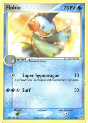 Carte Pokémon Flobio 36/101 Peu commune Émeraude