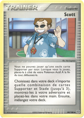 Carte Pokémon Scott 84/106 Peu commune Émeraude