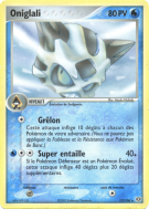Carte Pokémon Oniglali 13/106 Rare Émeraude