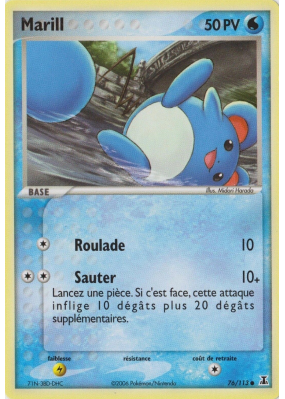 Carte Pokémon Marill 76/113 Commune Espèces Delta