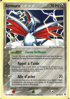Carte Pokémon Airmure 55/113 Peu commune Espèces Delta