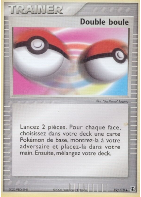 Carte Pokémon Double boule 89/113 Peu commune Espèces Delta