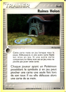 Carte Pokémon Ruines Holon 96/113 Peu commune Espèces Delta