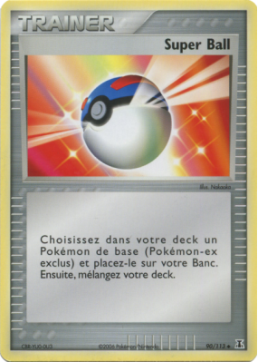 Carte Pokémon Super Ball 90/113 Peu commune Espèces Delta