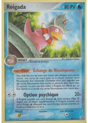 Carte Pokémon Roigada 28/113 Rare Espèces Delta