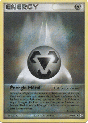 Carte Pokémon Énergie Métal 107/113 Rare Espèces Delta