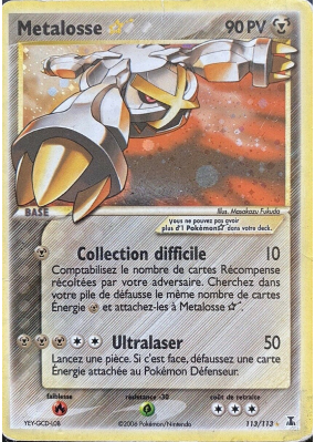 Carte Pokémon Metalosse ☆ 113/113 Ultra Rare Espèces Delta